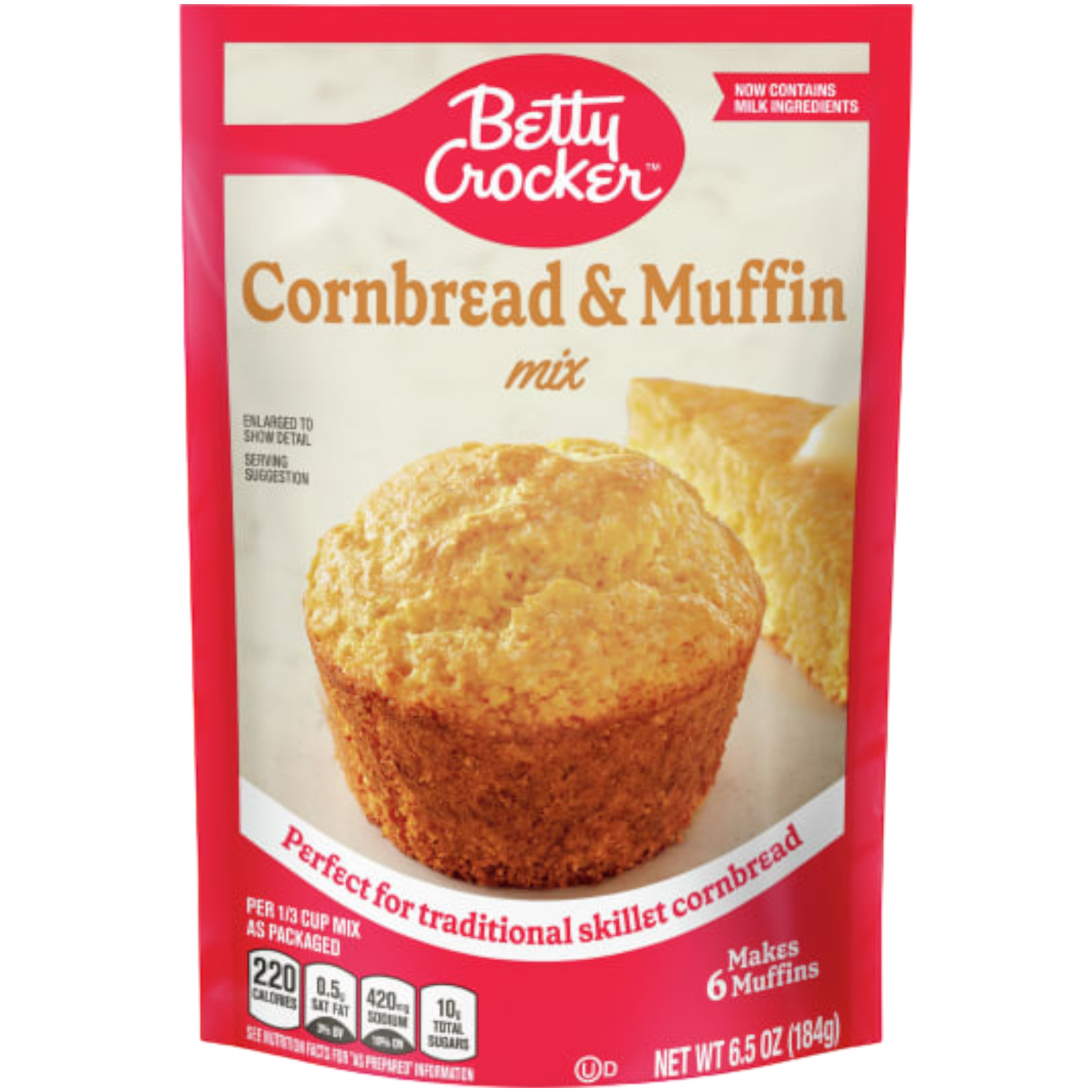 Betty Crocker Cornbread & Muffin Mix - 6.5oz (184g)