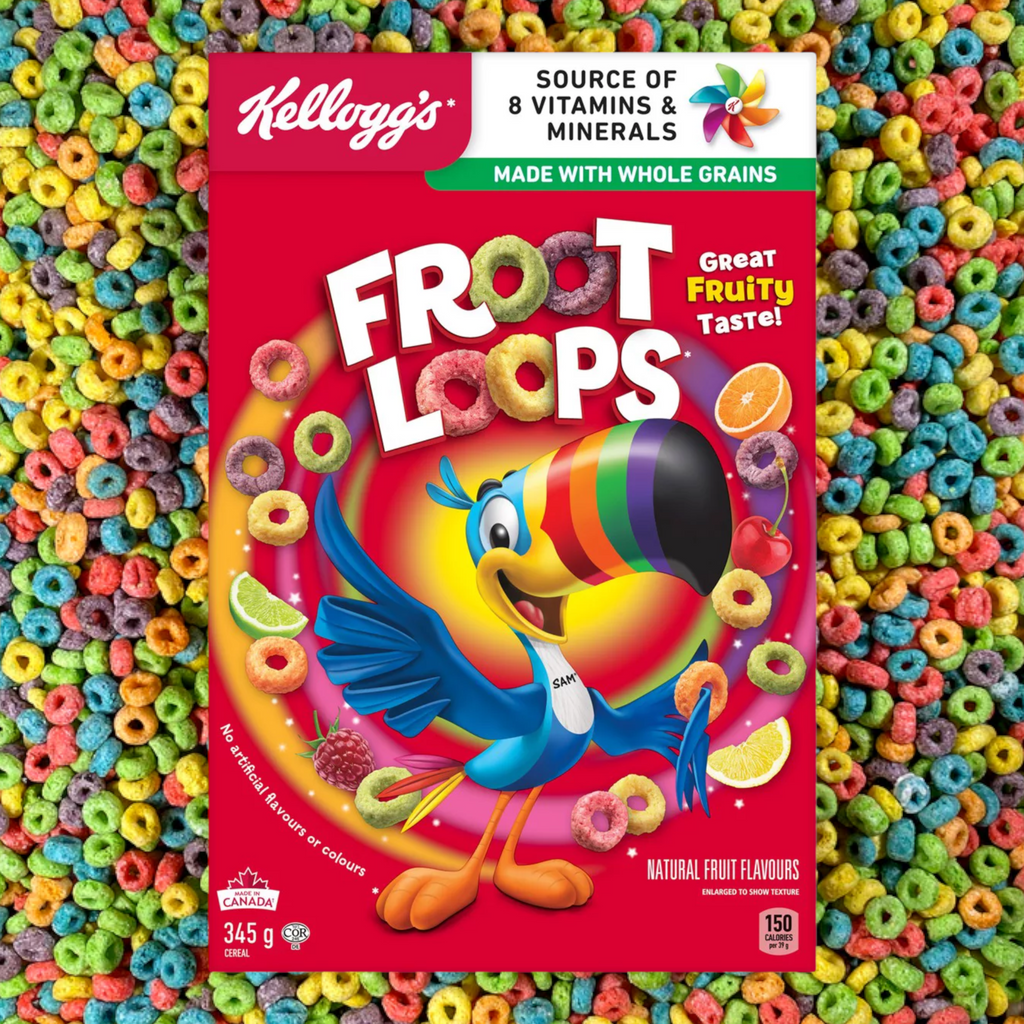 Kellogg's Froot Loops Cereal (Canada) - 12.2oz (345g)