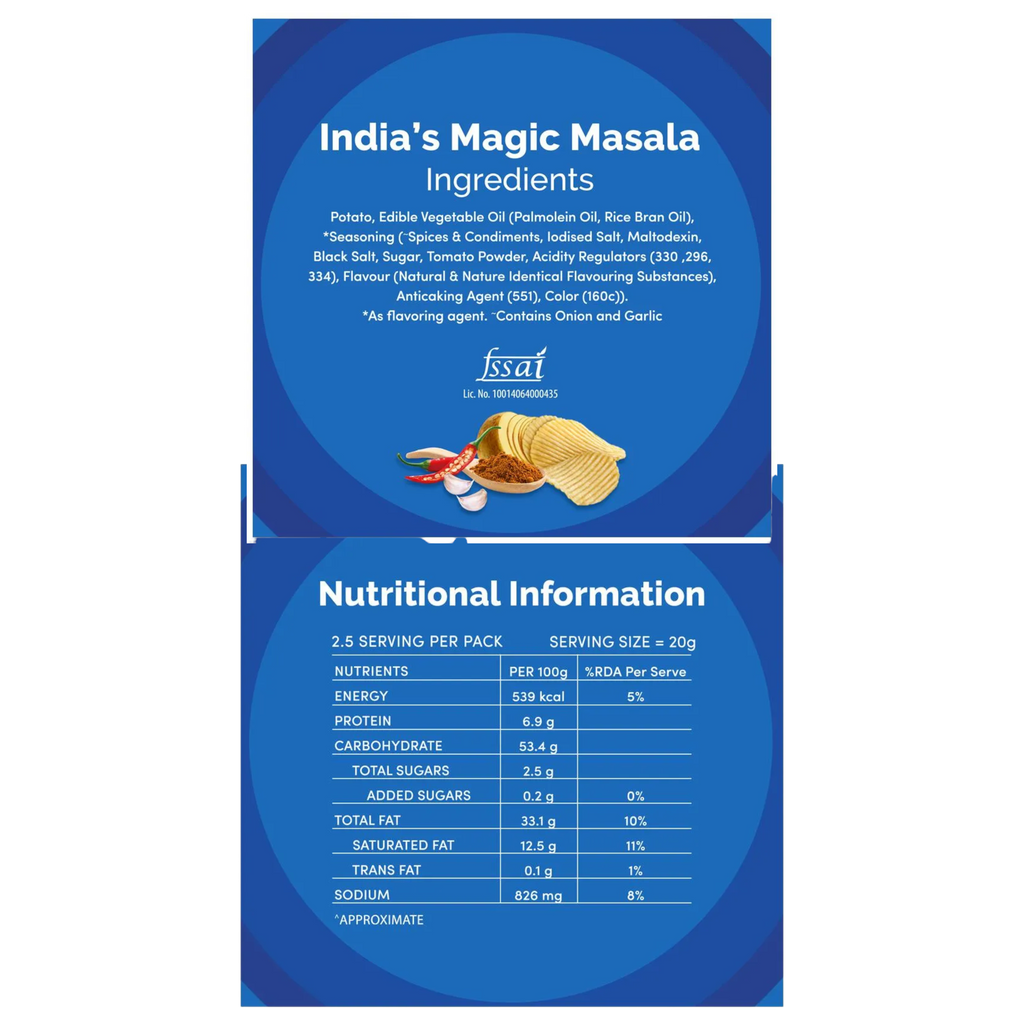 Lay's India's Magic Masala Flavour (Indian) – 1.41oz (40g)