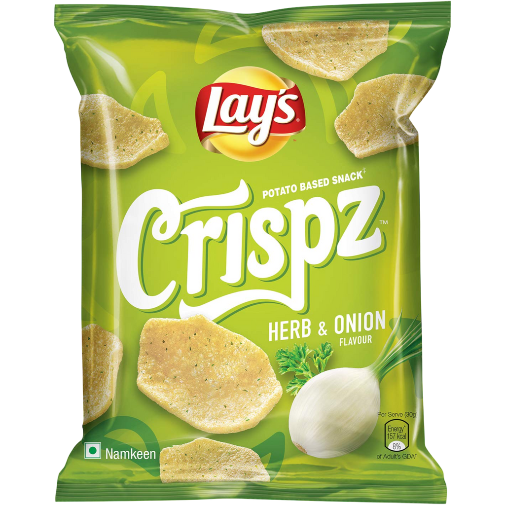 Lay's Crispz Herbs & Onion (Indian) – 1.55oz (44g)