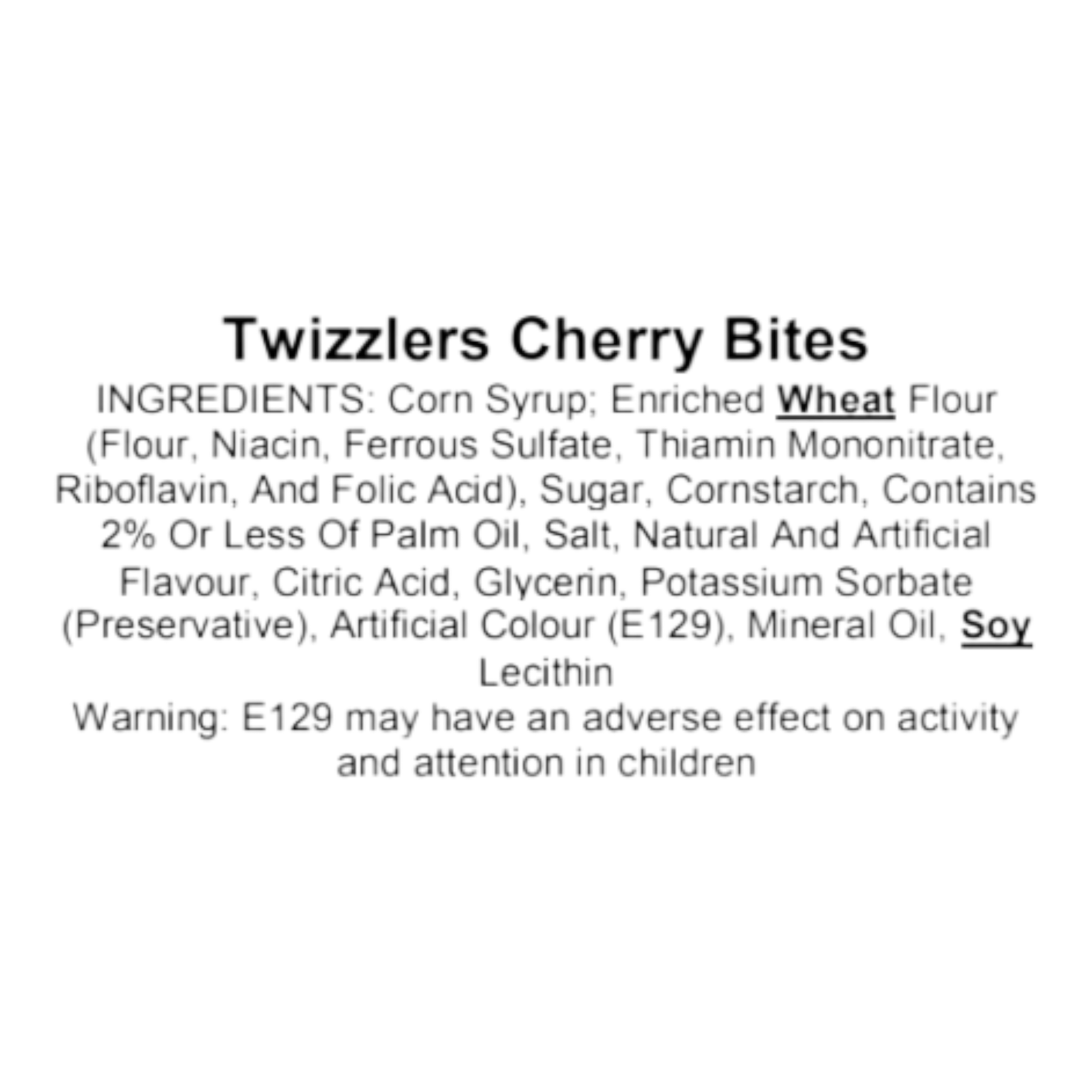 Twizzlers Cherry Flavour Classic Bites - 6.9oz (198g)