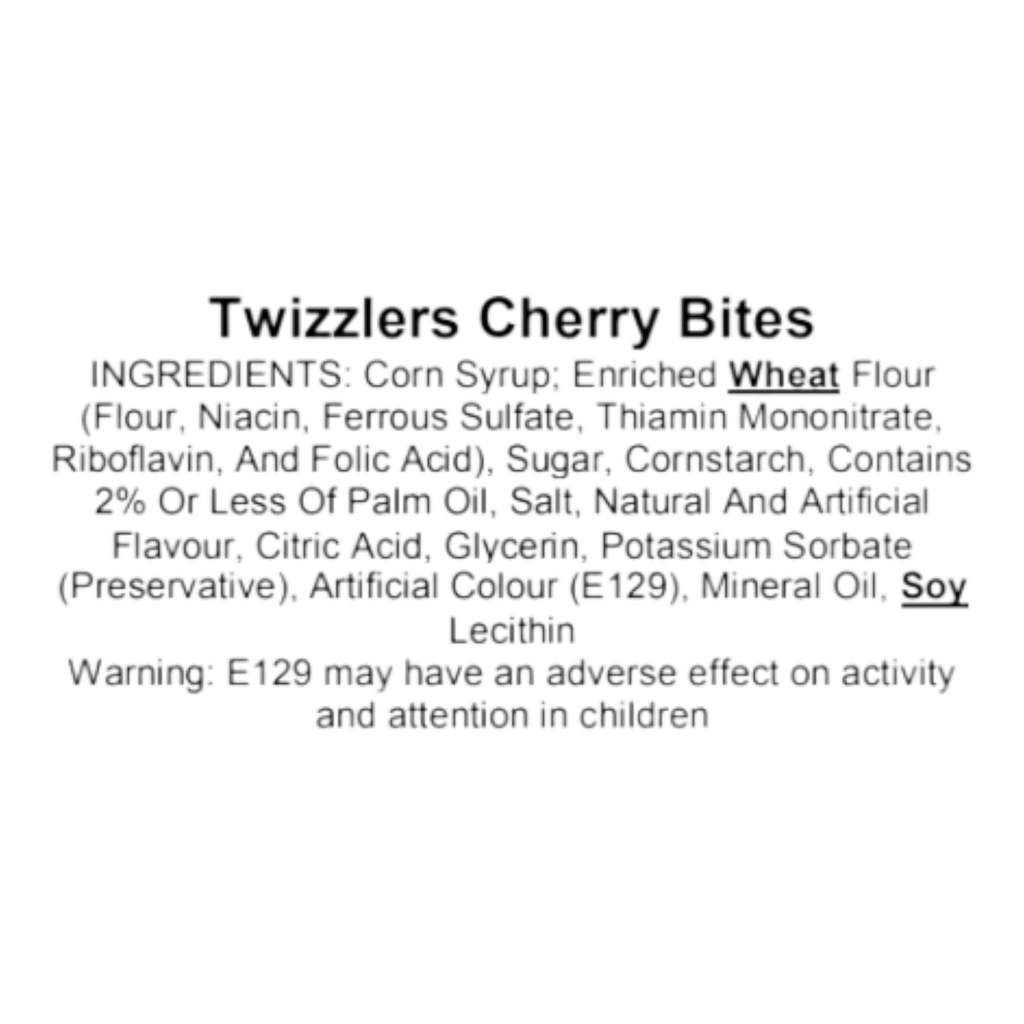 Twizzlers Cherry Flavour Classic Bites - 6.9oz (198g)