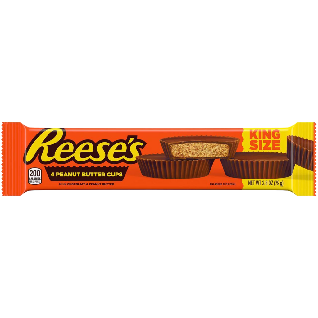 Reese's Peanut Butter Cups King Size (4 Cups) - 2.8oz (79g)
