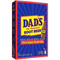 Dad's Old Fashioned Root Beer Zero Sugar Drink Mix Singles To Go - 6 Pack (0.53oz (15g))