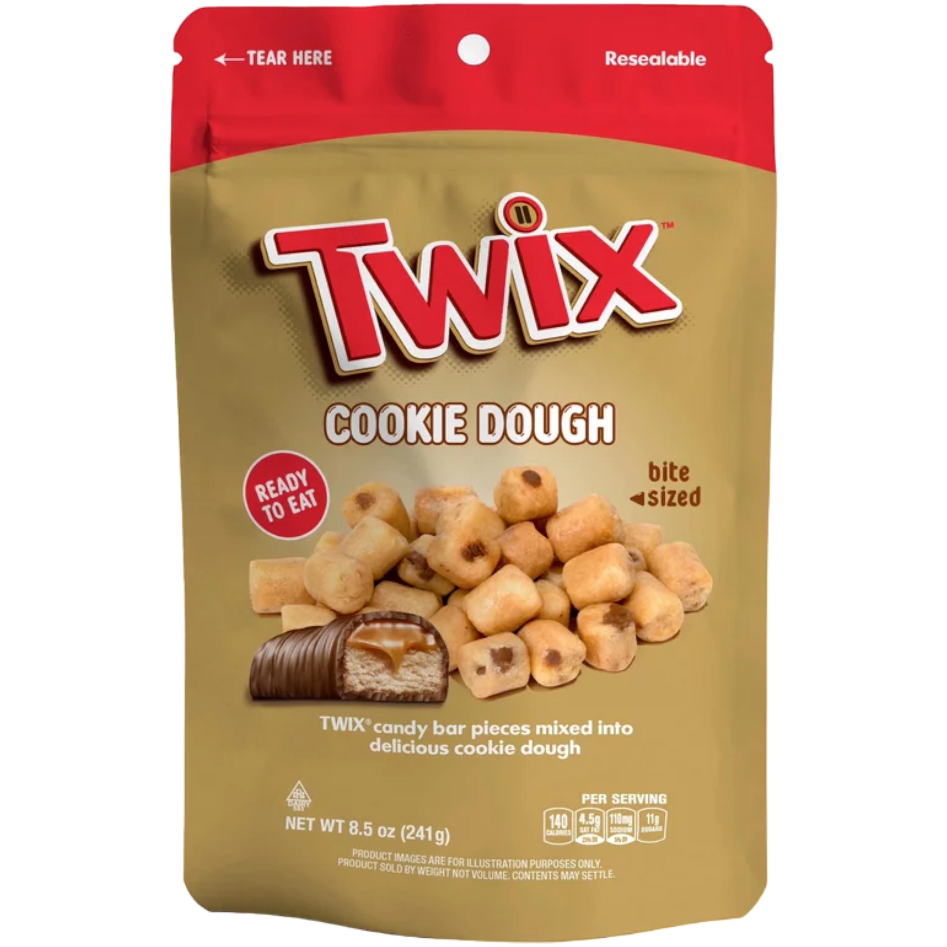 Twix Cookie Dough Bites Big Bag - 8.5oz (241g)