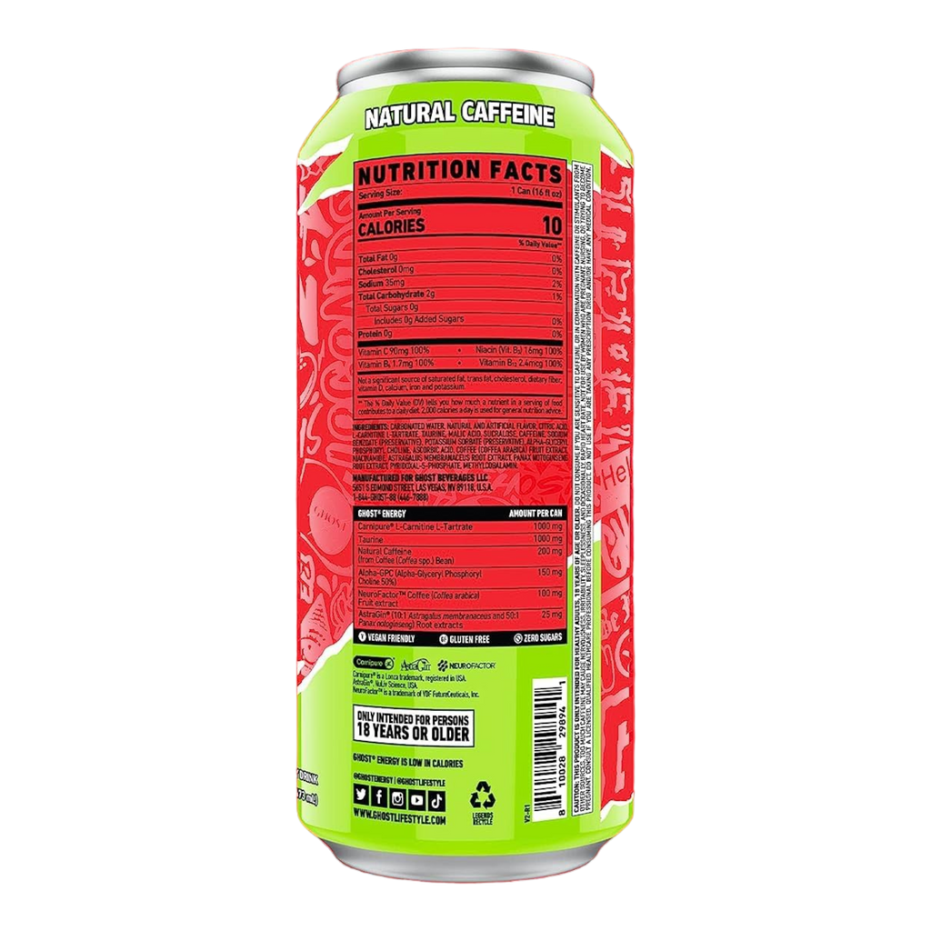 Ghost Energy Cherry Limeade - 16fl.oz (473ml)