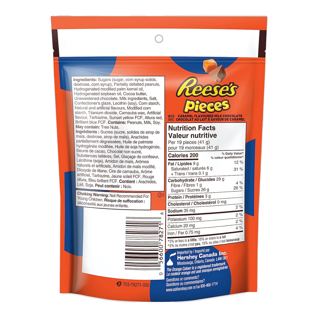 Reese's Pieces with Caramel Milk Chocolate (Canada) - 6oz (170g)