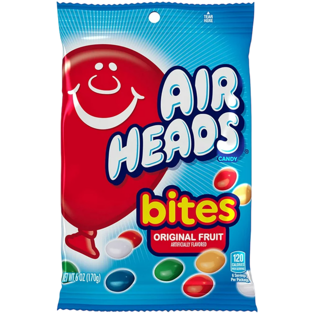 Airheads Bites Fruit Big Bag - 6oz (170g)