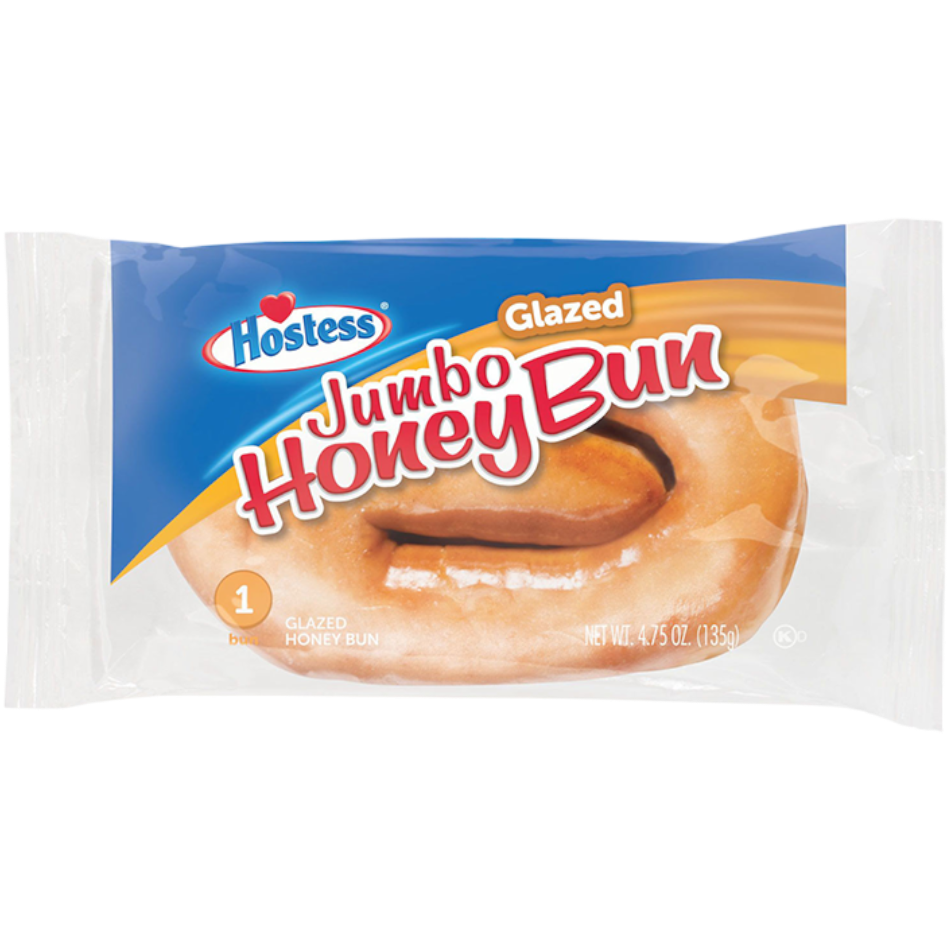 Hostess Jumbo Glazed Honey Bun - 4oz (113g)