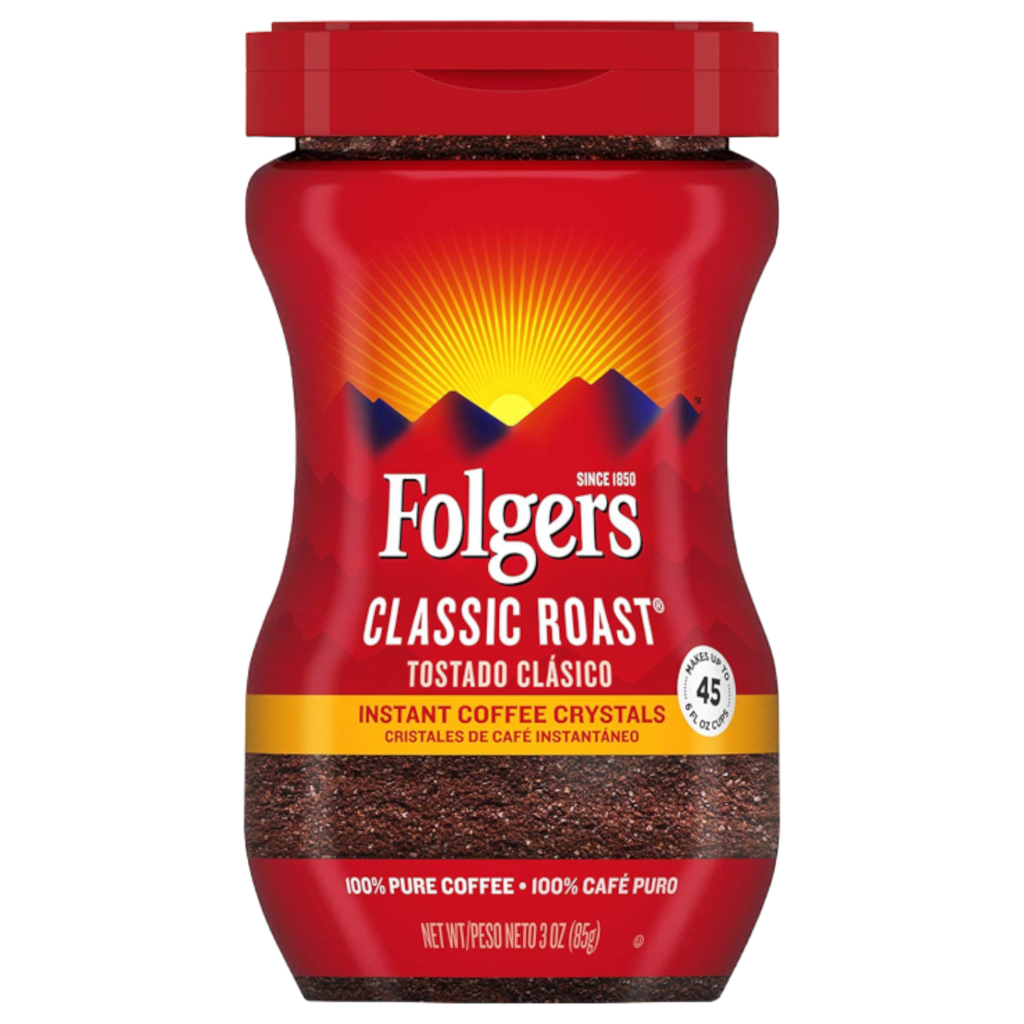 Folgers Classic Roast Instant Coffee - 3oz (85g)