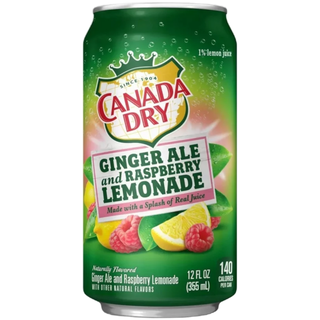 Canada Dry Ginger Ale & Raspberry Lemonade - 12fl.oz (355ml)