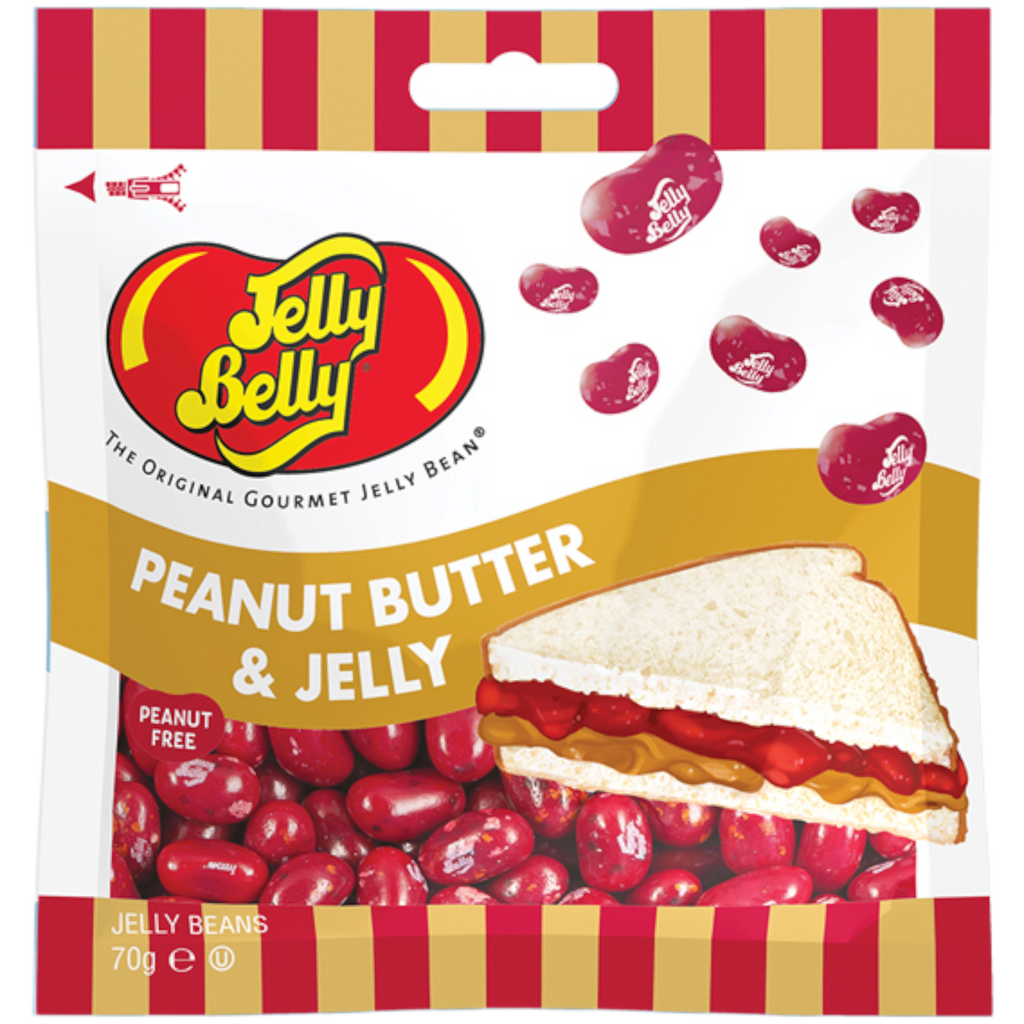 Jelly Belly Peanut Butter & Jelly Jelly Beans Bag - 2.46oz (70g)
