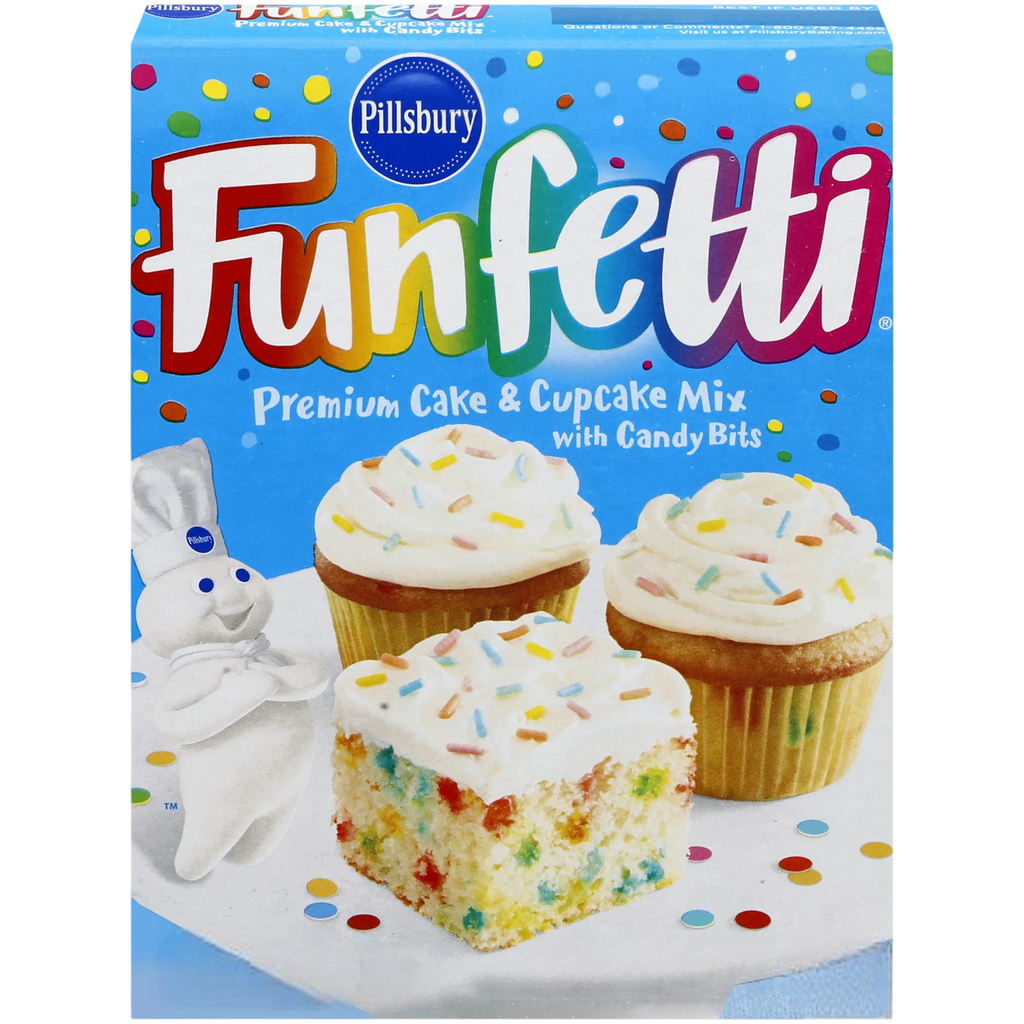 Pillsbury Funfetti Cupcake Mix With Candy Bits - 10.58oz (298g) BB 22 OCT 23