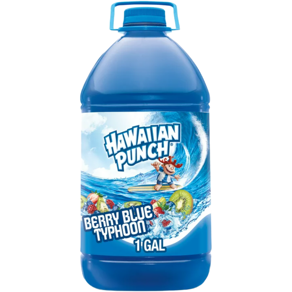 Hawaiian Punch Berry Blue Typhoon HUGE 1 gallon- (3.78 ltrs)
