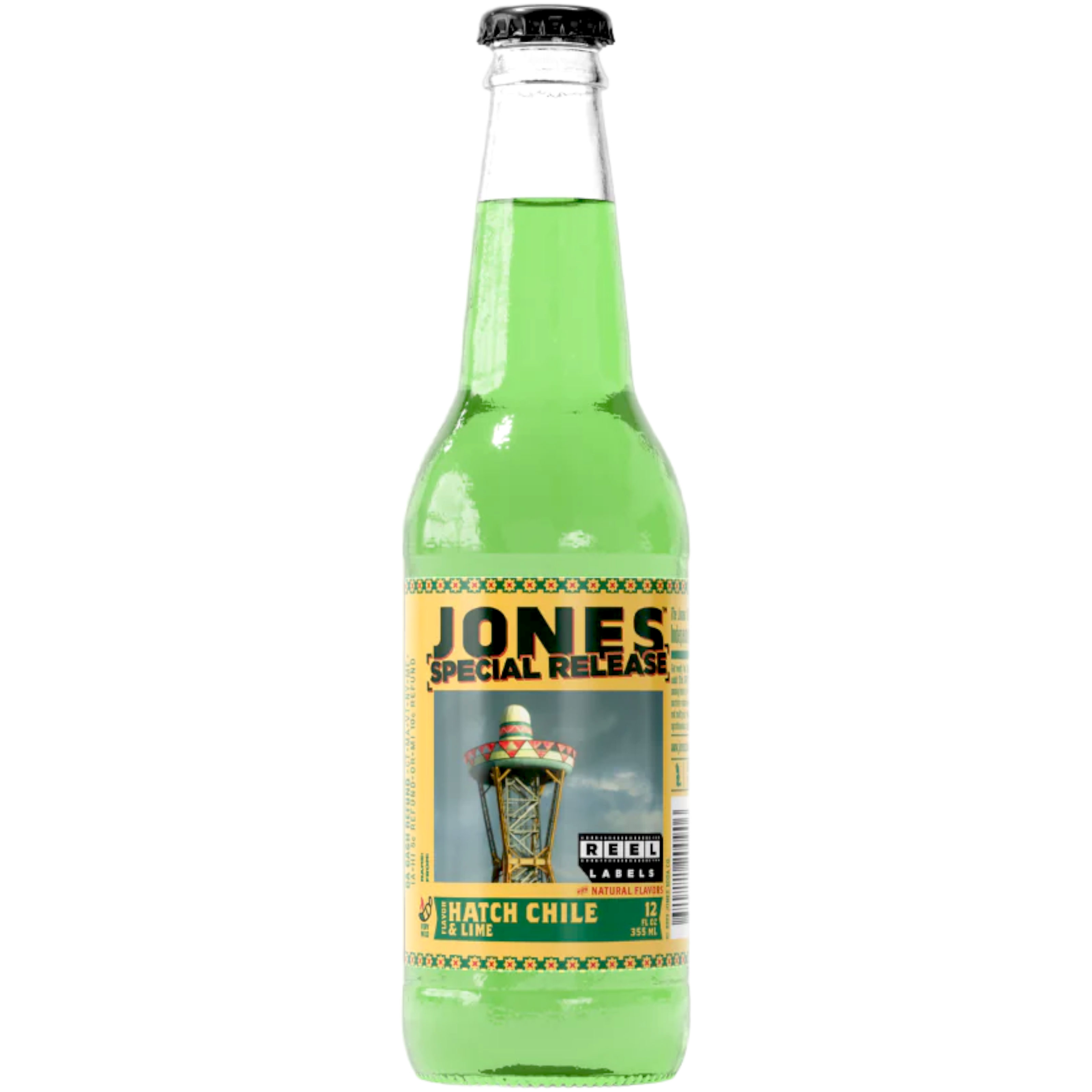 Jones Special Release Hatch Chile & Lime Soda - 12fl.oz (355ml)