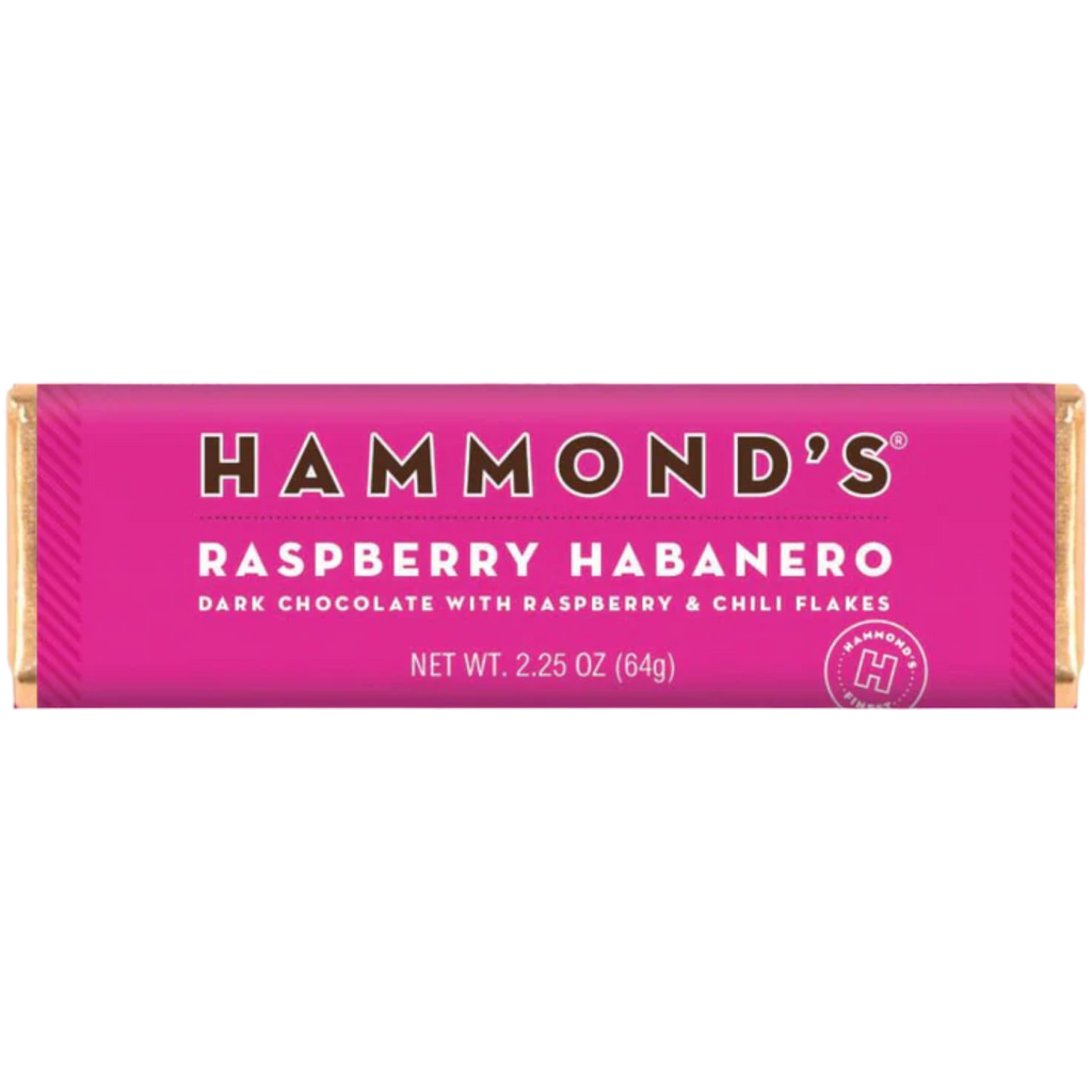 Hammond's Raspberry Habanero Chocolate Bar - 2.25oz (64g)