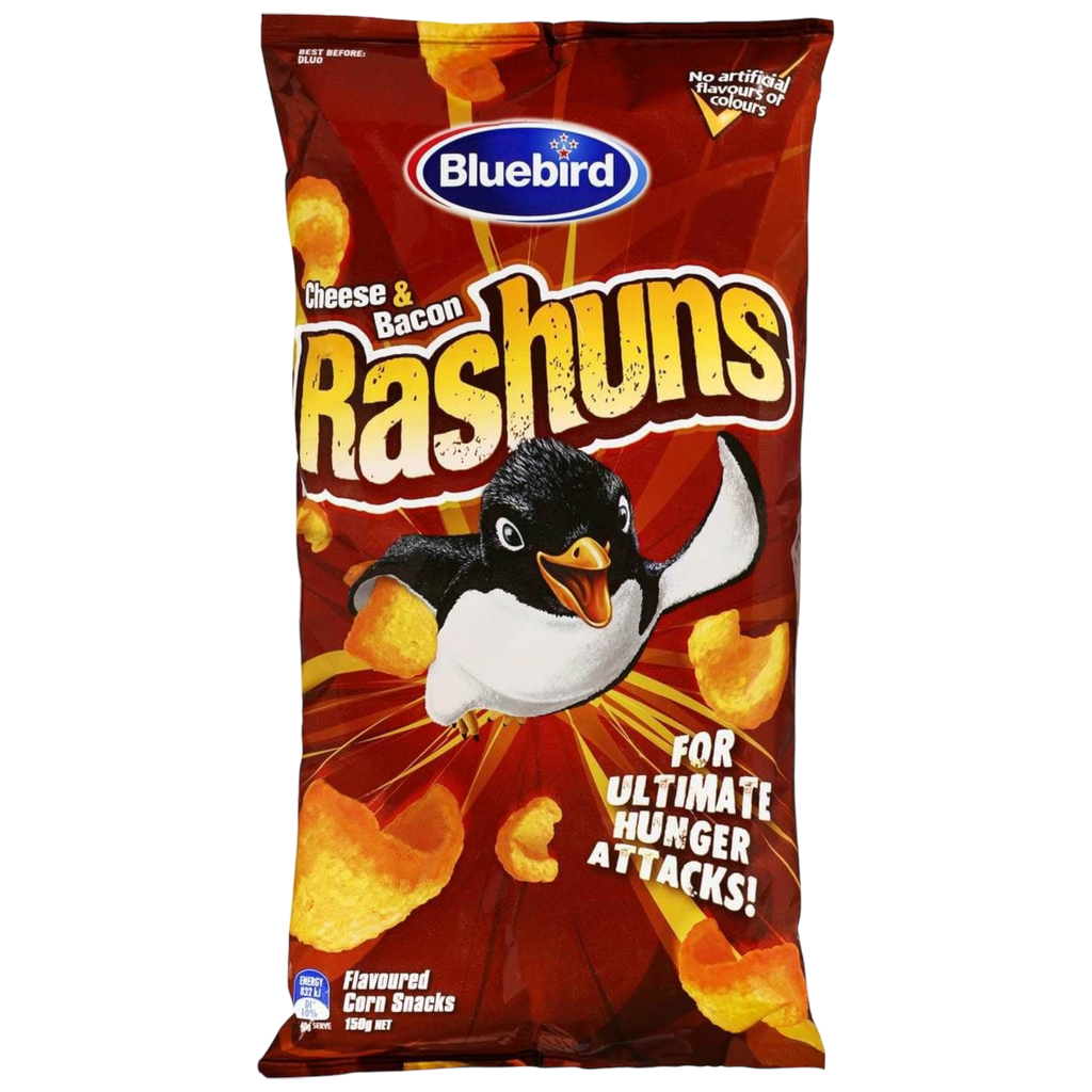 Bluebird Rashuns Corn Chips BIG BAG (New Zealand) - 5.29oz (150g)