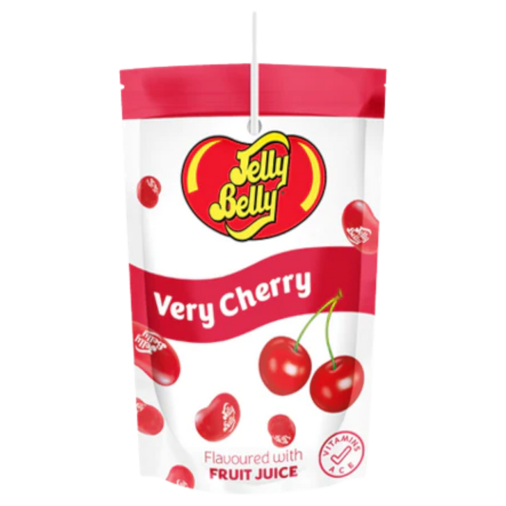 Jelly Belly Very Cherry Fruit Flavour Drink Pouch - 6.7fl.oz (200ml)