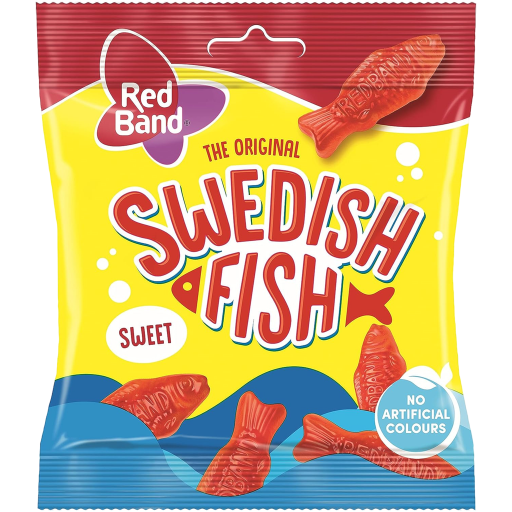 Red Band Swedish Fish Red Peg Bag - 3.53oz (100g)