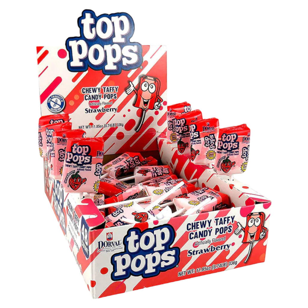 Top Pops Strawberry - 0.34oz (10g)