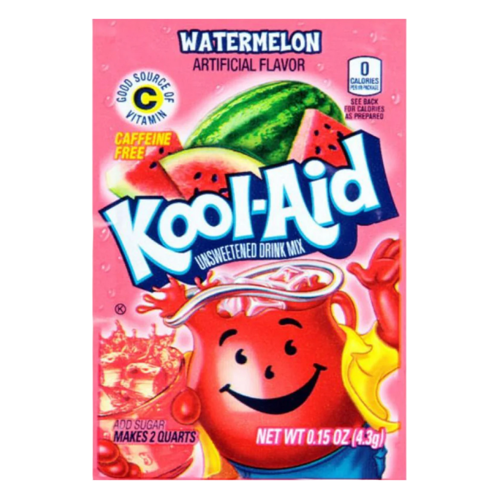 Kool Aid Watermelon Unsweetened Drink Mix Sachet - 0.15oz (4.3g)