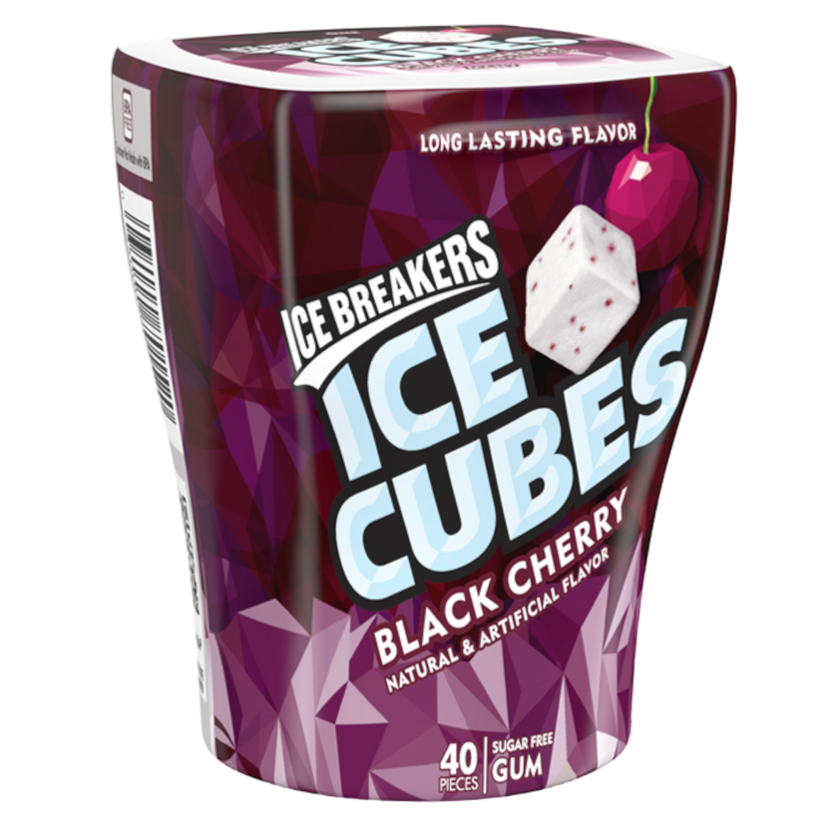 Ice Breakers Ice Cubes Black Cherry Sugar Free Gum - 3.24oz (92g ...