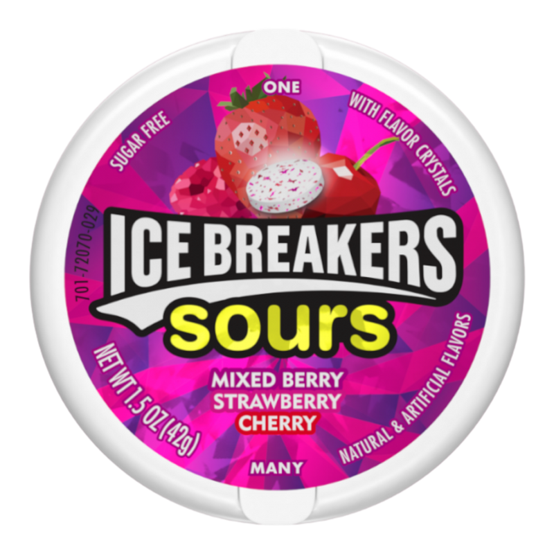 Ice Breakers Sours Berry Sugar Free - 1.5oz (42g)