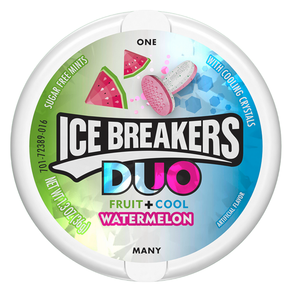 Ice Breakers DUO Watermelon Mints - 1.3oz (36g)