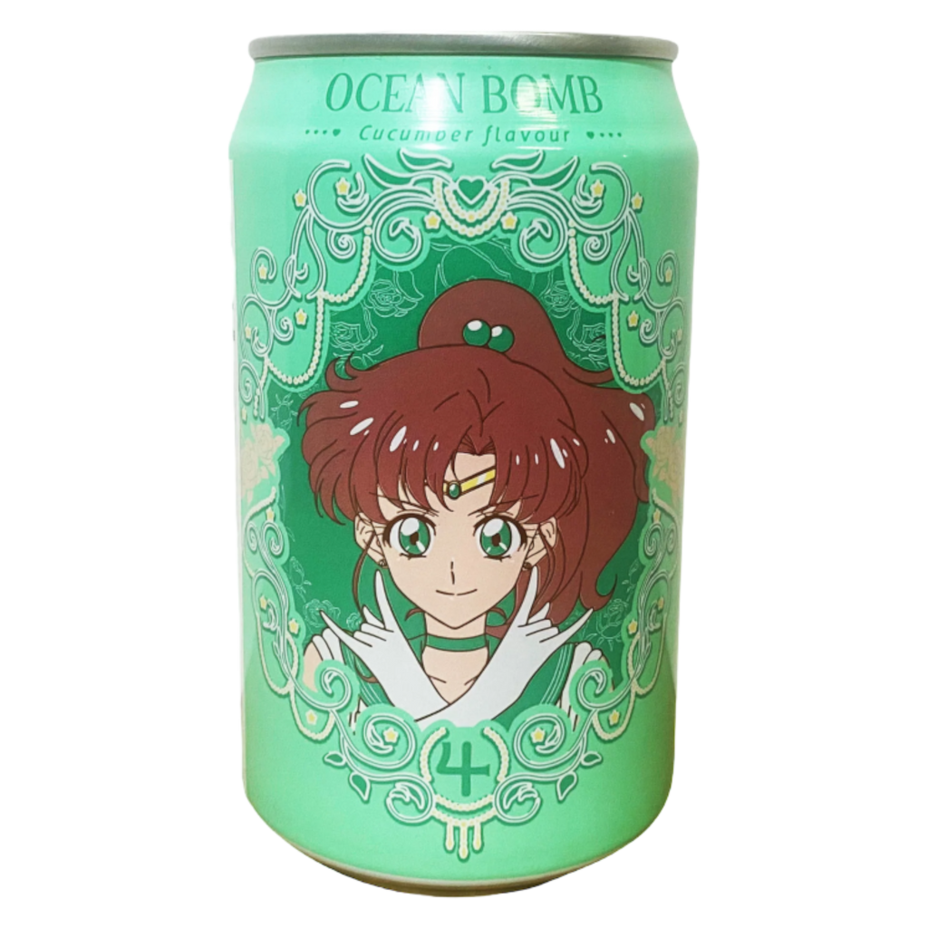 Ocean Bomb Sailor Moon - Cucumber Flavour Sparkling Water - 11fl.oz 330ml