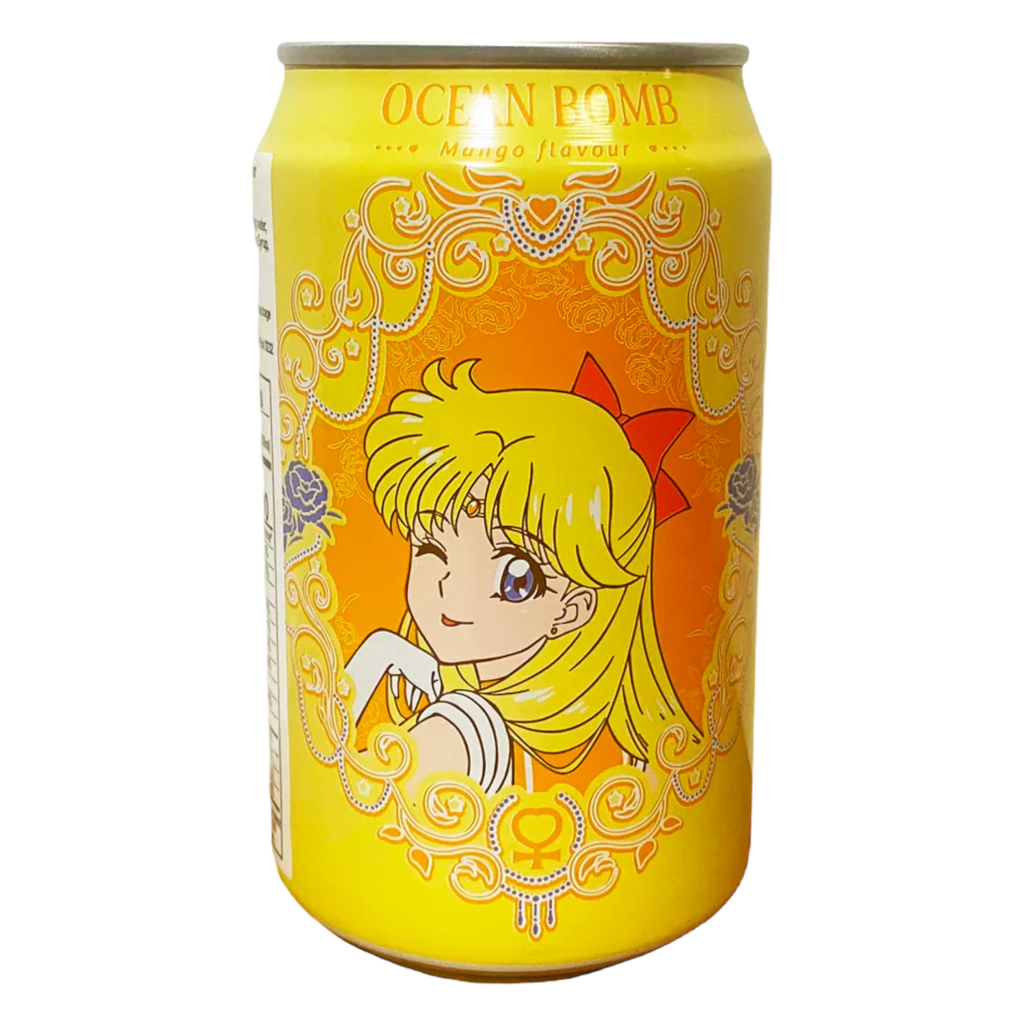 Ocean Bomb Sailor Moon - Mango Flavour Sparkling Water - 11fl.oz (330ml)