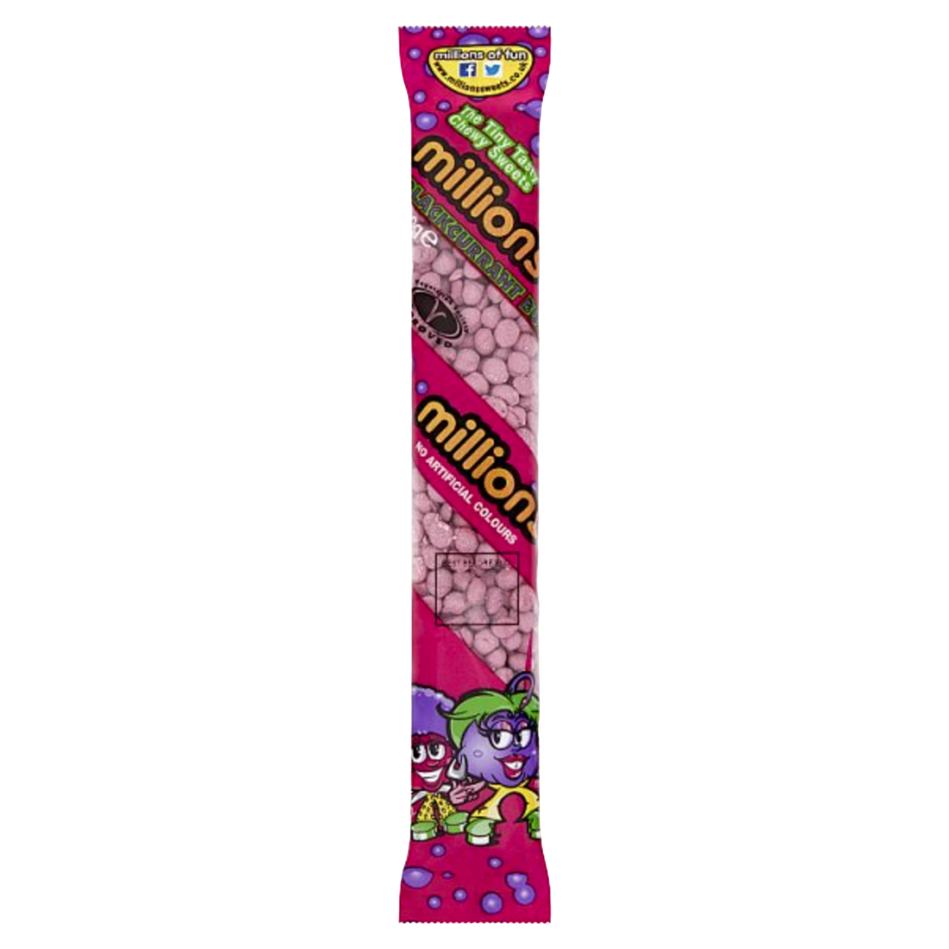 Millions Blackcurrant Tube - 1.94oz (55g)