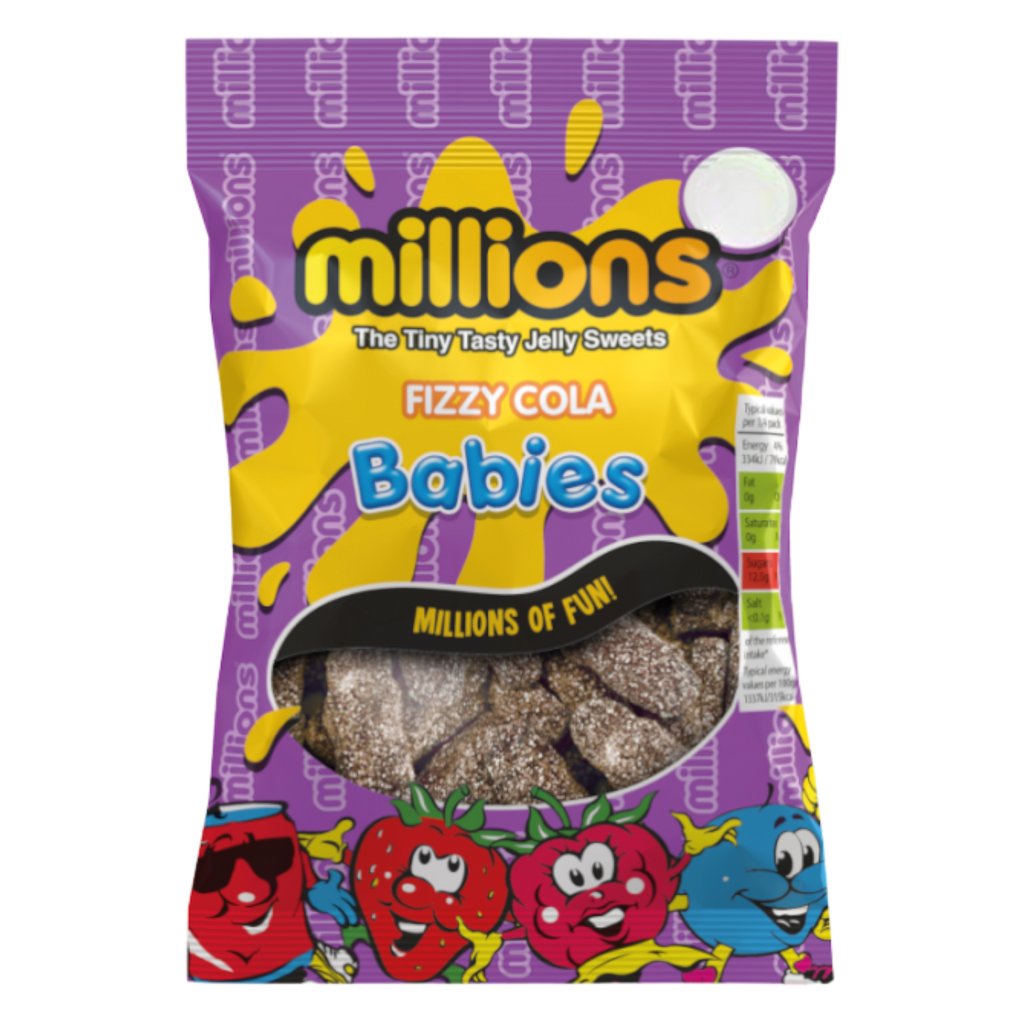 Millions Fizzy Cola Babies - 4.2oz (120g)