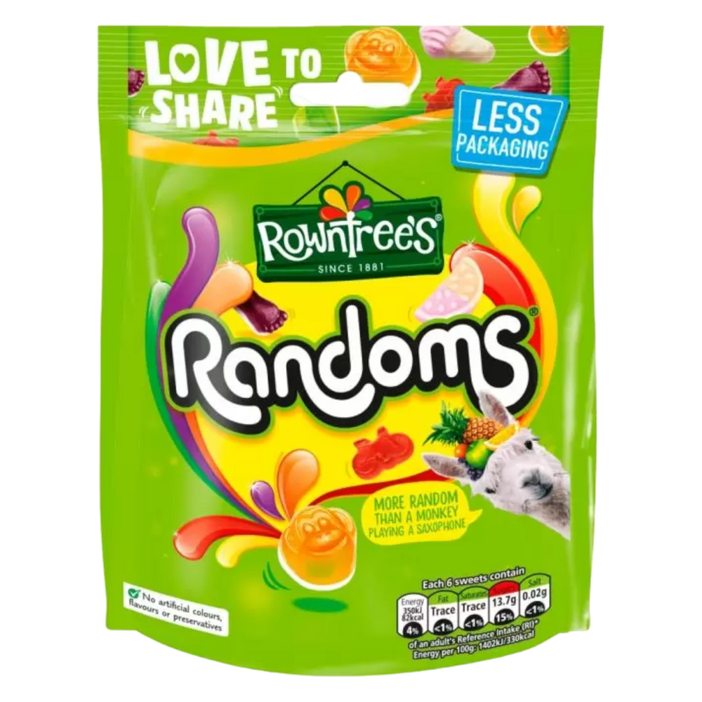 Randoms Sweets Sharing Pouch - 4.23oz (120g) – Poppin Candy
