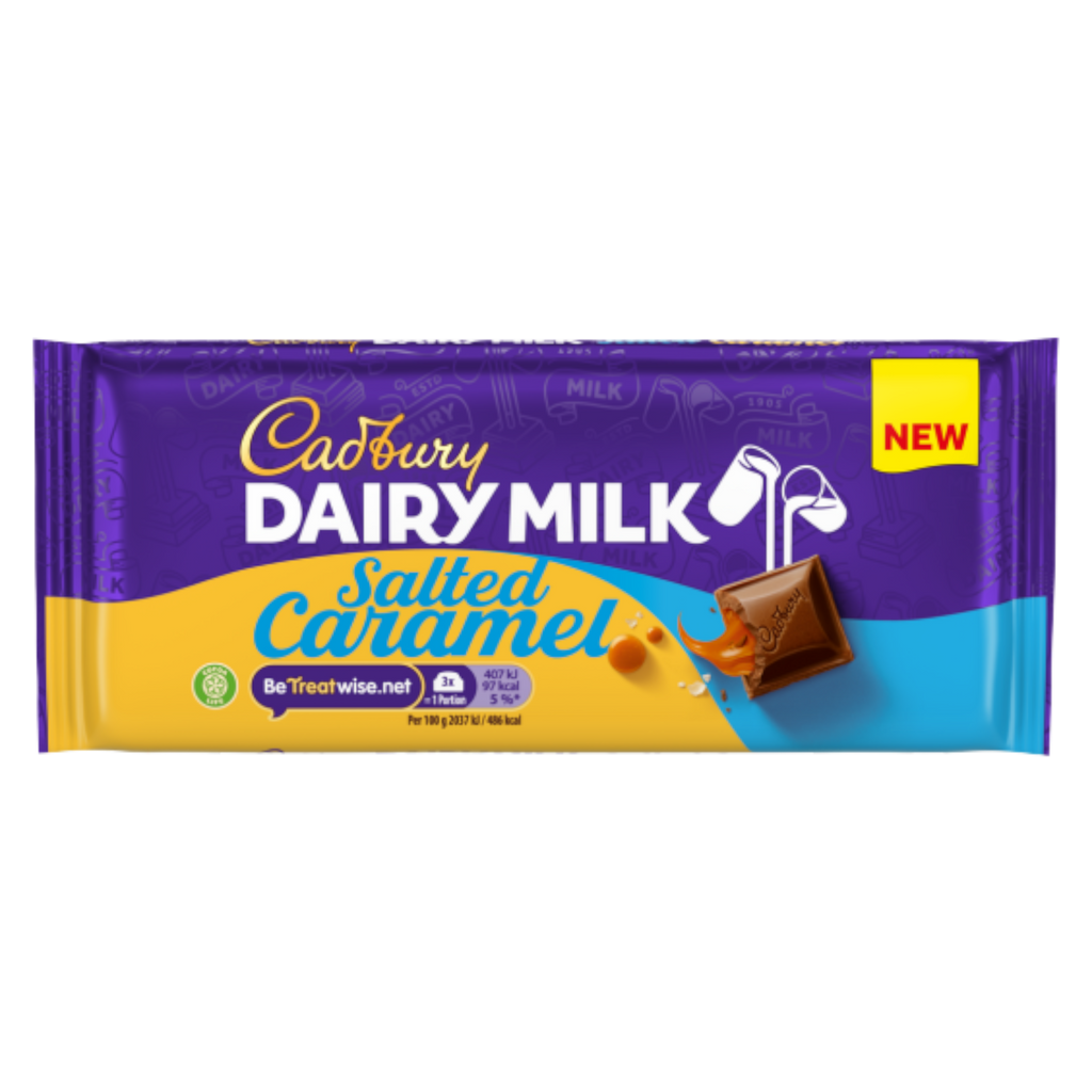 Cadbury Dairy Milk Salted Caramel Chocolate Bar - 4.2oz (120g)