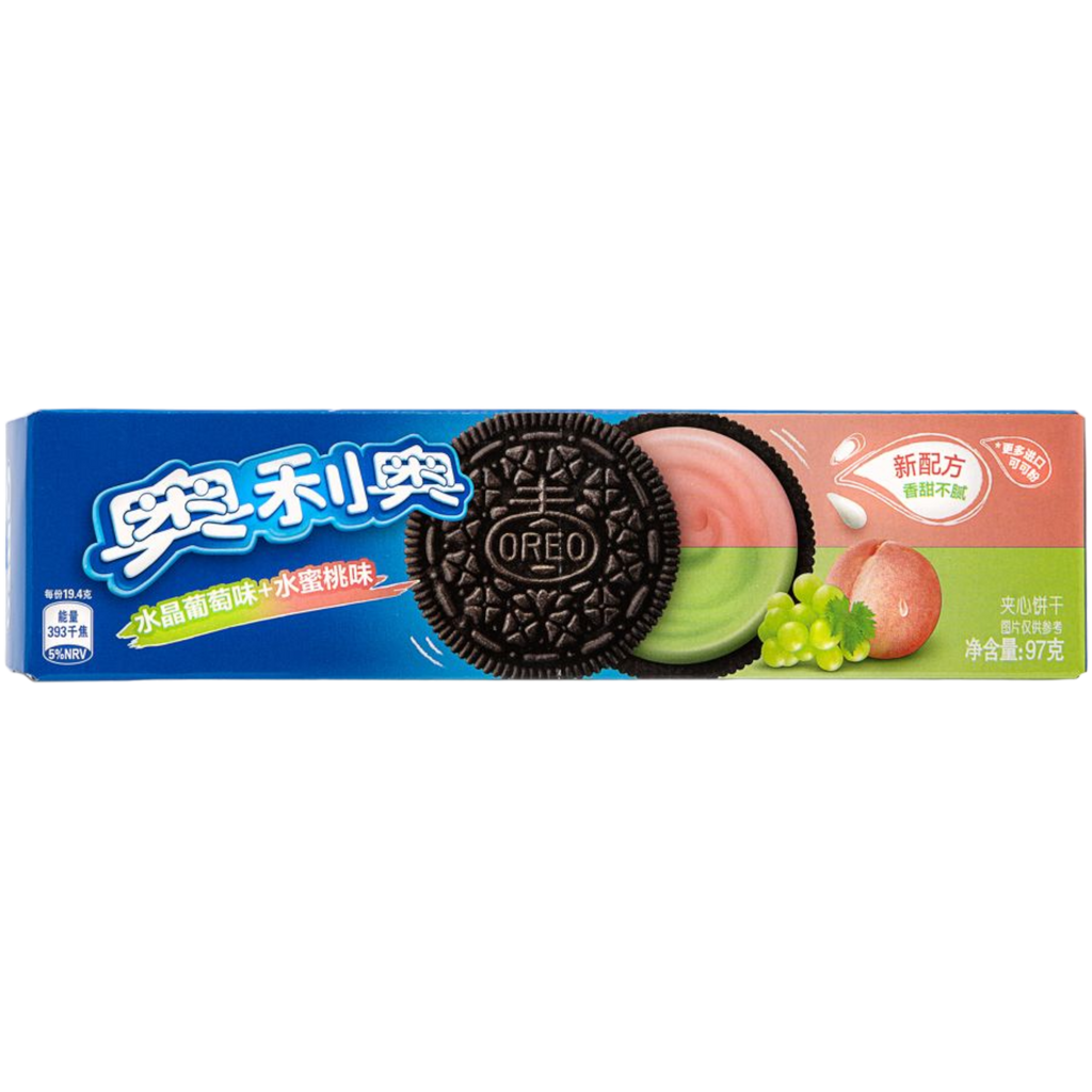 Oreo Grape & Peach Flavour Cookies (China) - 3.42oz (97g)