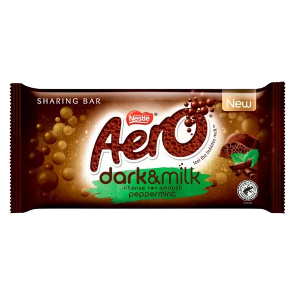 Aero Dark & Milk Peppermint Chocolate Bar - 3.1oz (90g)