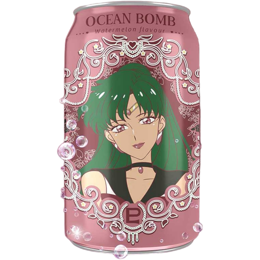 Ocean Bomb Sailor Moon - Watermelon Flavour Sparkling Water - 11fl.oz (330ml)