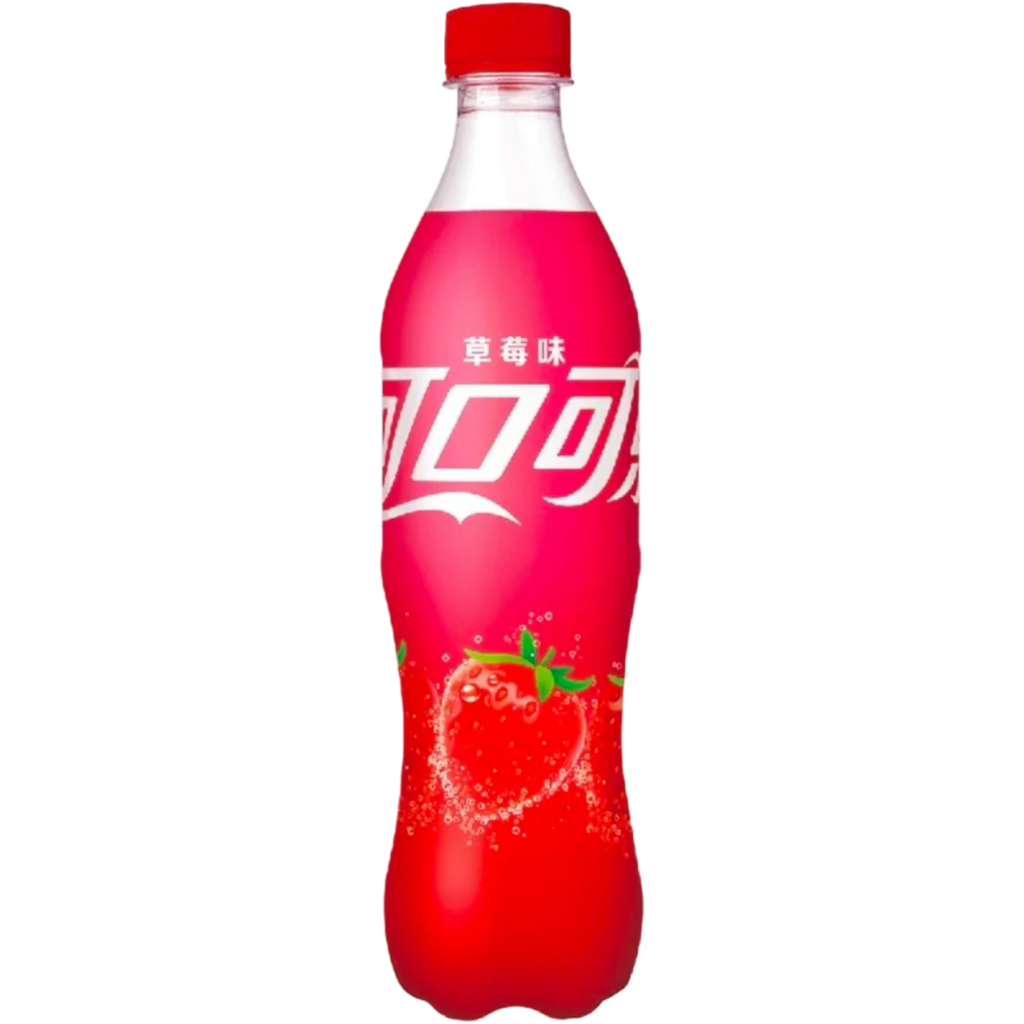 Coca Cola Chinese Strawberry Flavour (China) - 16.9fl.oz (500ml)