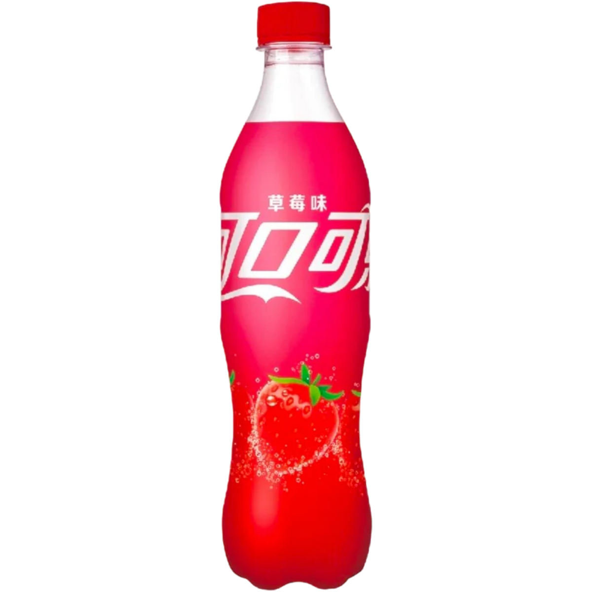 Coca Cola Chinese Strawberry Flavour (China) - 16.9fl.oz (500ml ...