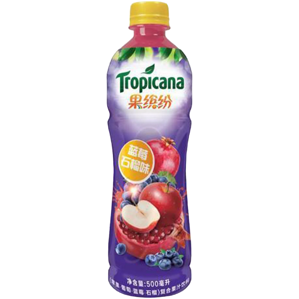 Tropicana Chinese Blueberry Pomegranate Flavour (China) - 16.9fl.oz (500ml)