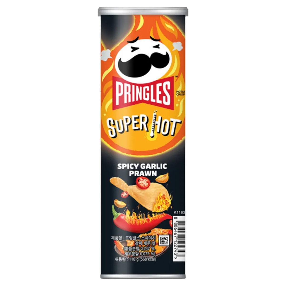 Pringles Spicy Garlic Prawn (Korea) - 3.8oz (110g) | Poppin Candy