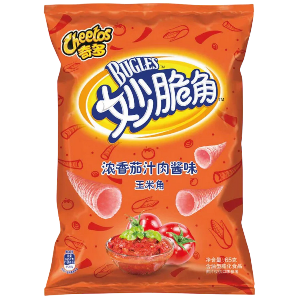 Cheetos Bugles Tomato Meat Sauce (China) - 2.2oz (65g)