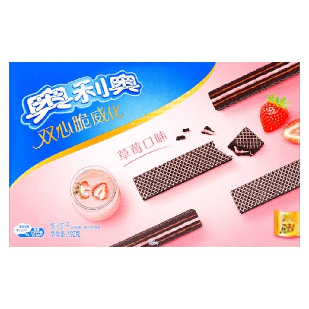 Oreo Double Crunchy Wafer Strawberry (China) - 2.5oz (72g)