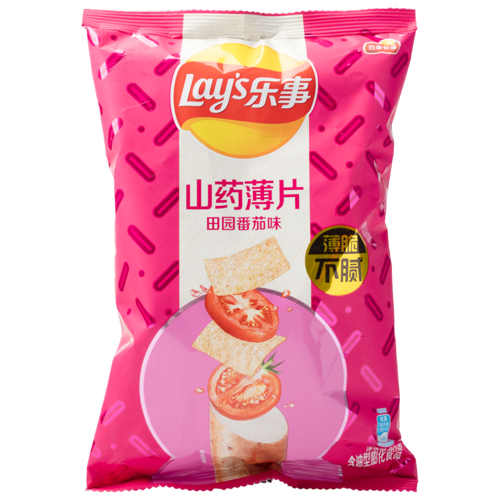 Lay's Yam Chips Tomato (China) - 2.8oz (80g)