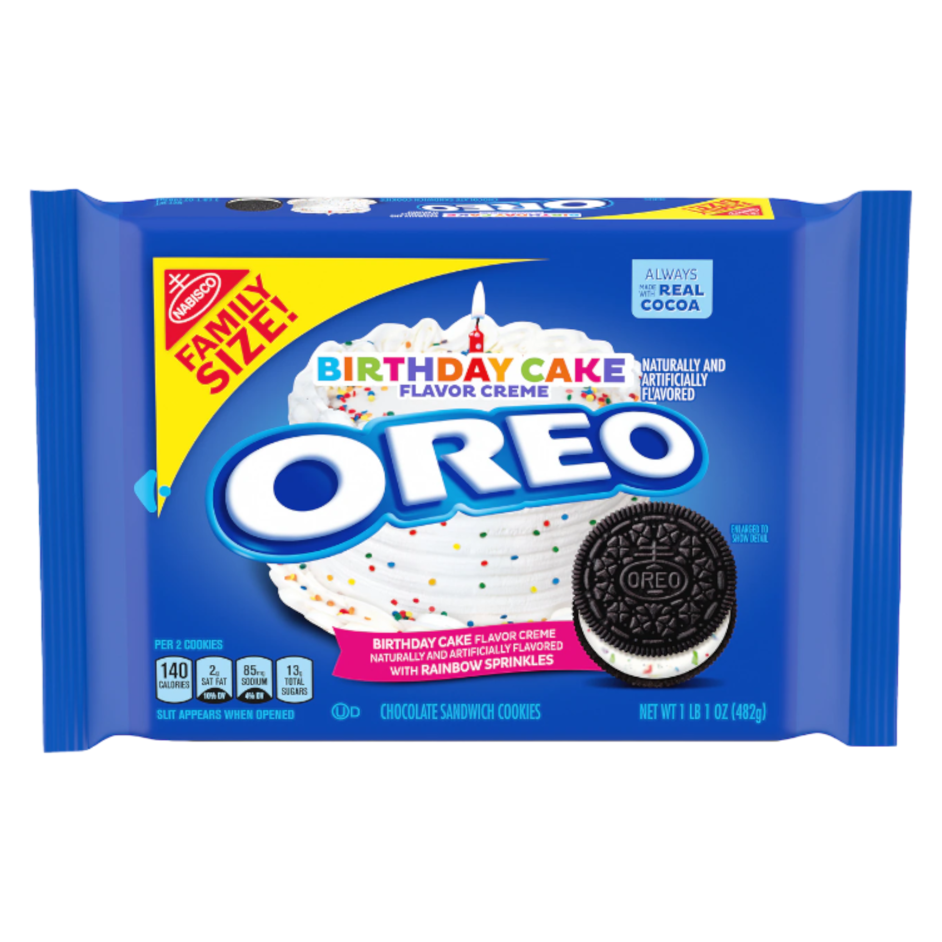 Oreo Birthday Cake Family Size - 17oz (482g)