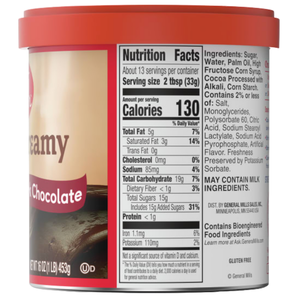 Betty Crocker Rich & Creamy Dark Chocolate Frosting - 16oz (453g)