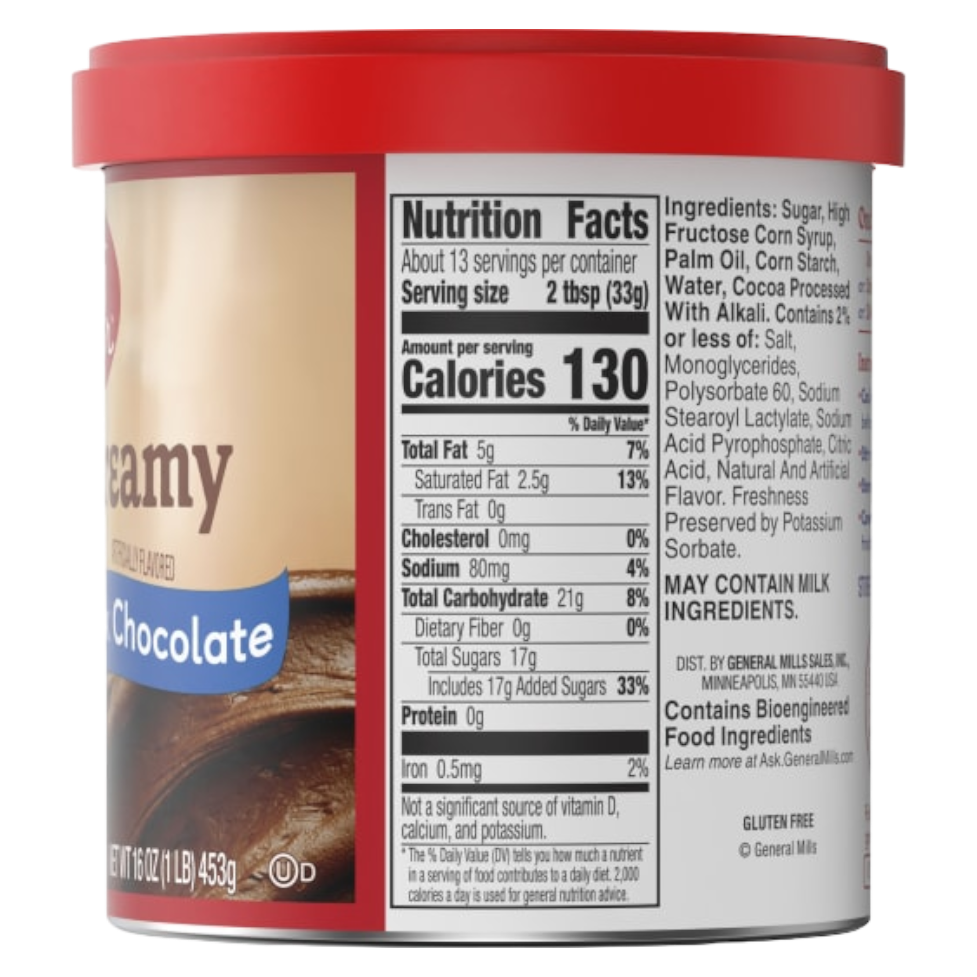 Betty Crocker Rich & Creamy Milk Chocolate Frosting - 16oz (453g)