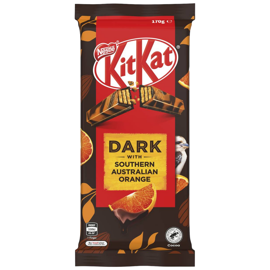 Kit Kat XL Dark Southern Australian Orange Chocolate Block (Australia) - 6oz (170g)