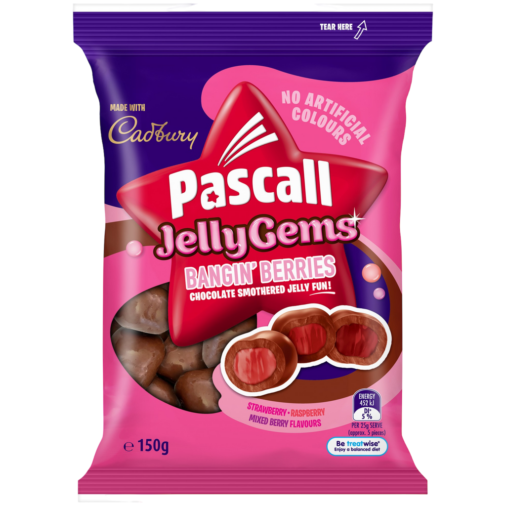 Pascall Jelly Gems Bangin' Berries (New Zealand) - 5.2oz (150g)