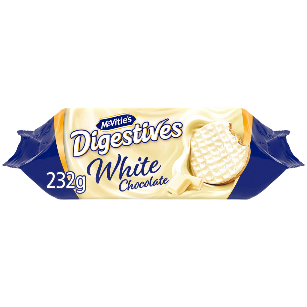 McVitie's White Chocolate Digestives Biscuits - 8.2oz (232g)